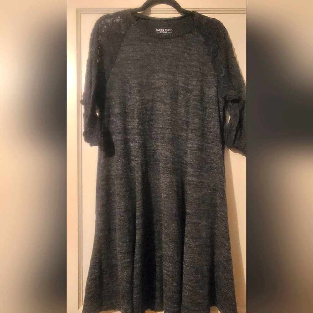 Gray torrid dress size 1